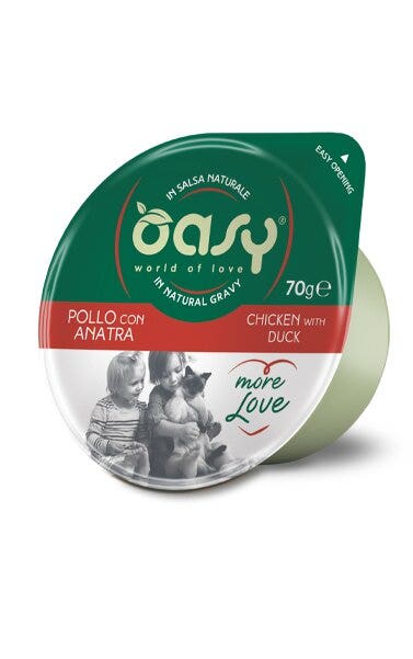 Oasy More Love Gato Pollo con Pato 70g-1