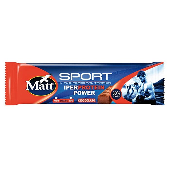 Barrita Matt Sport IperProtein Power Chocolate 35g-2