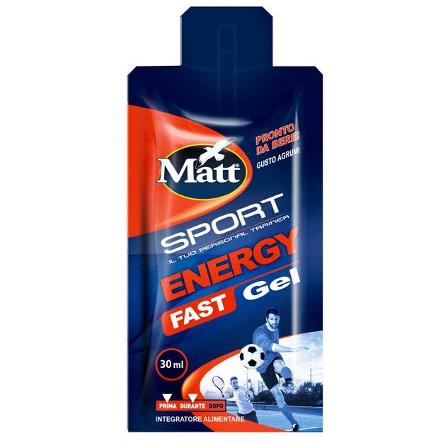 Matt Sport Energy Fast Gel 30ml Sabor Cítrico-2