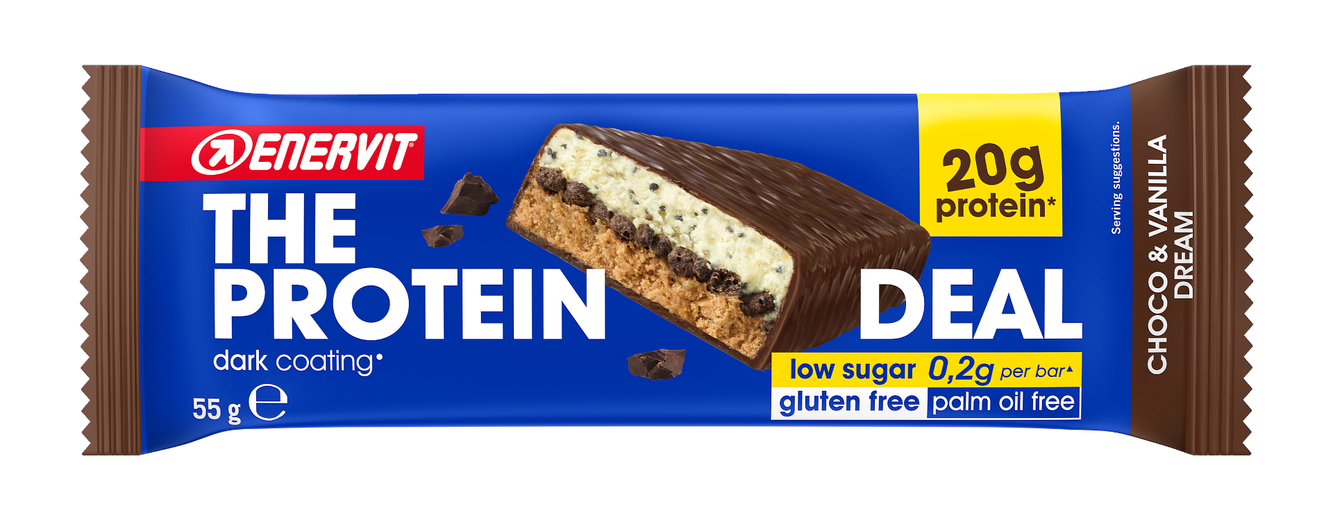 Barrita Enervit The Protein Deal 55g Chocolate / Vainilla-2