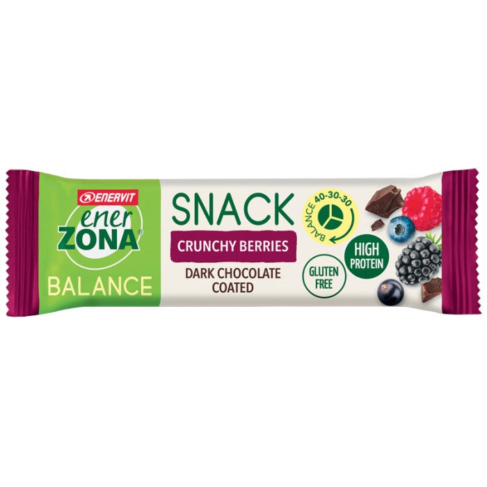 Enerzona Snack Frutos Rojos Crujientes 1 Barrita 33g-2