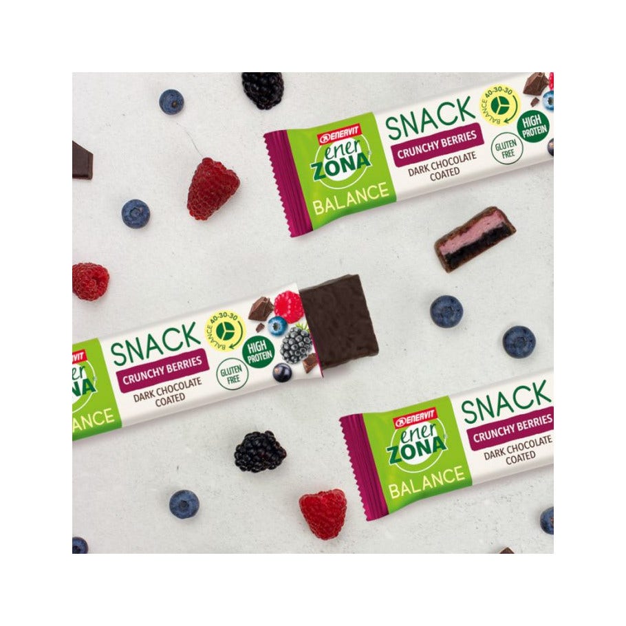 Enerzona Snack Frutos Rojos Crujientes 1 Barrita 33g-3