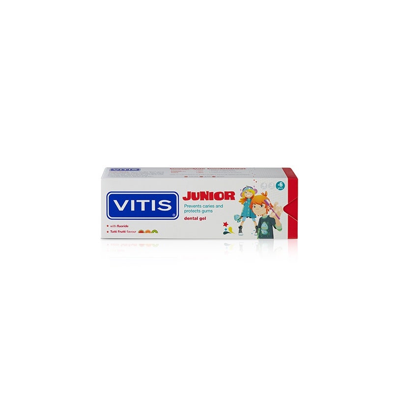 Vitis Junior Gel Dental Pasta De Dientes Sabor Tutti Frutti Para Niños A Partir De 6 Años 75ml-3