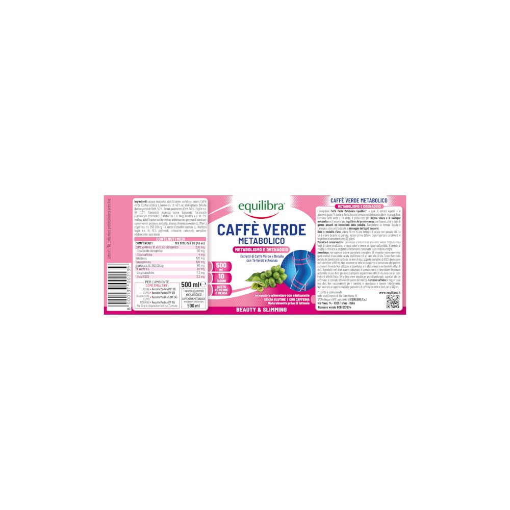 Equilibra Metabolic Café Verde 500ml-3