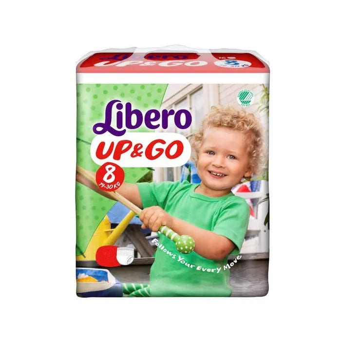 Libero Up & Go Pañales 8 19-30kg 14 Piezas-4
