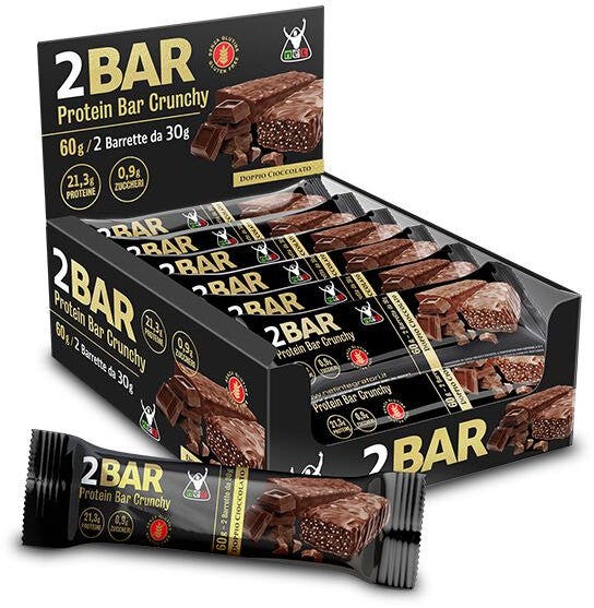 Net Suplementos 2 Bar Barrita Proteica Doble Sabor Chocolate 2x30g-1