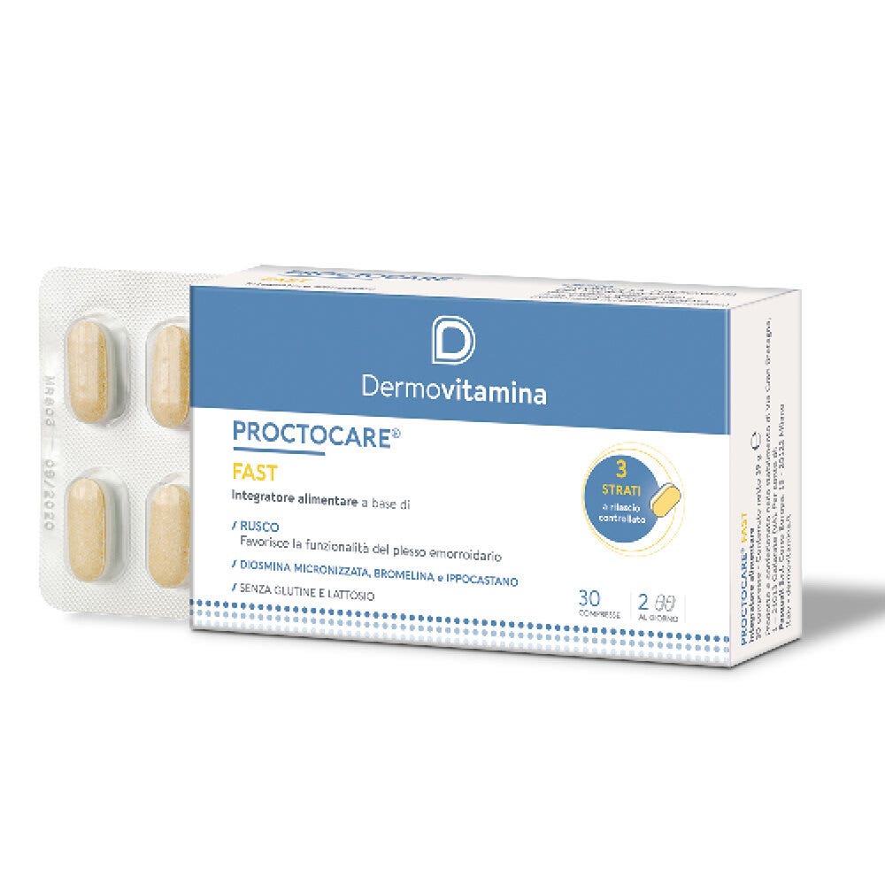 Dermovitamina Proctocare Fast 30 Comprimidos-3