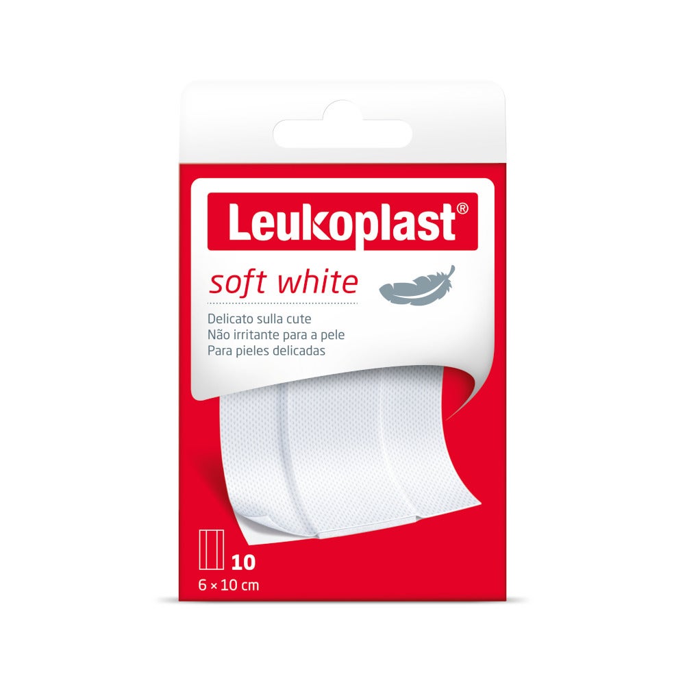 Leukoplast Apósitos Blandos Blancos 1mx6cm 10 Piezas-2