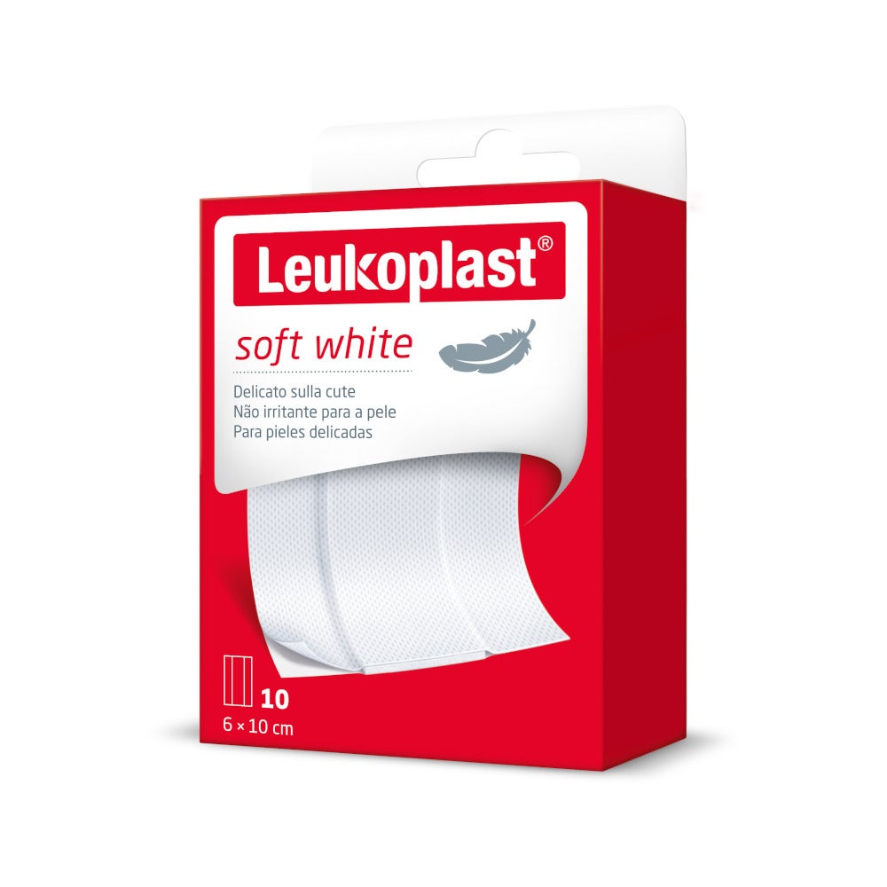 Leukoplast Apósitos Blandos Blancos 1mx6cm 10 Piezas-4