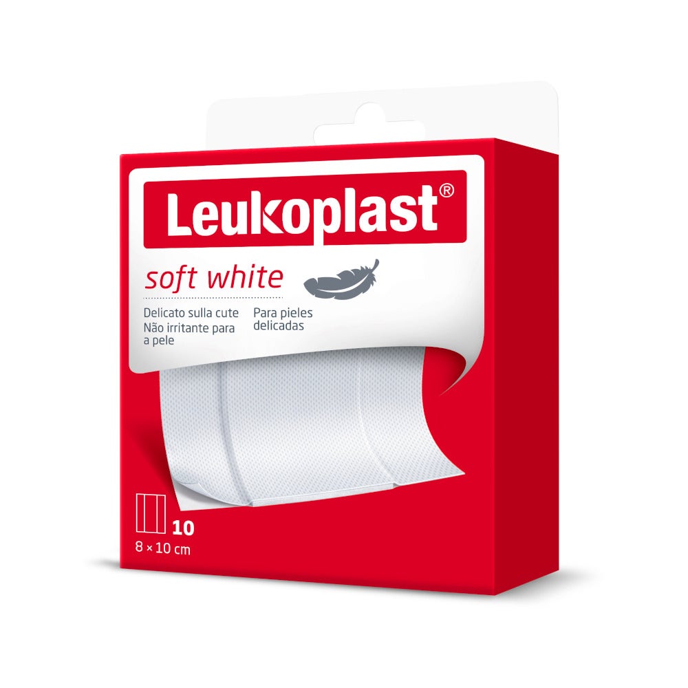 Leukoplast Soft Blanco 1mx8cm 10 Piezas-3