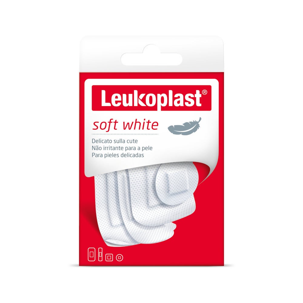 Leukoplast Parches Blandos Blancos 40 Piezas Surtidas-2
