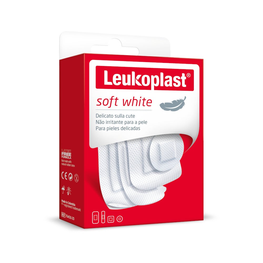 Leukoplast Parches Blandos Blancos 40 Piezas Surtidas-3