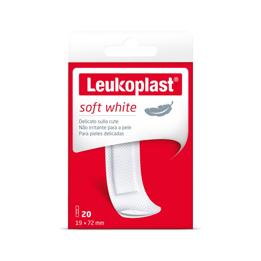 Leukoplast Soft White Parches 72mmx19mm 20 Piezas-2