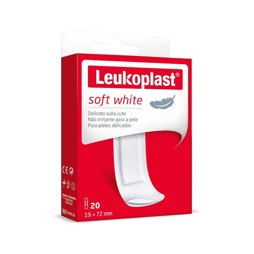 Leukoplast Soft White Parches 72mmx19mm 20 Piezas-3