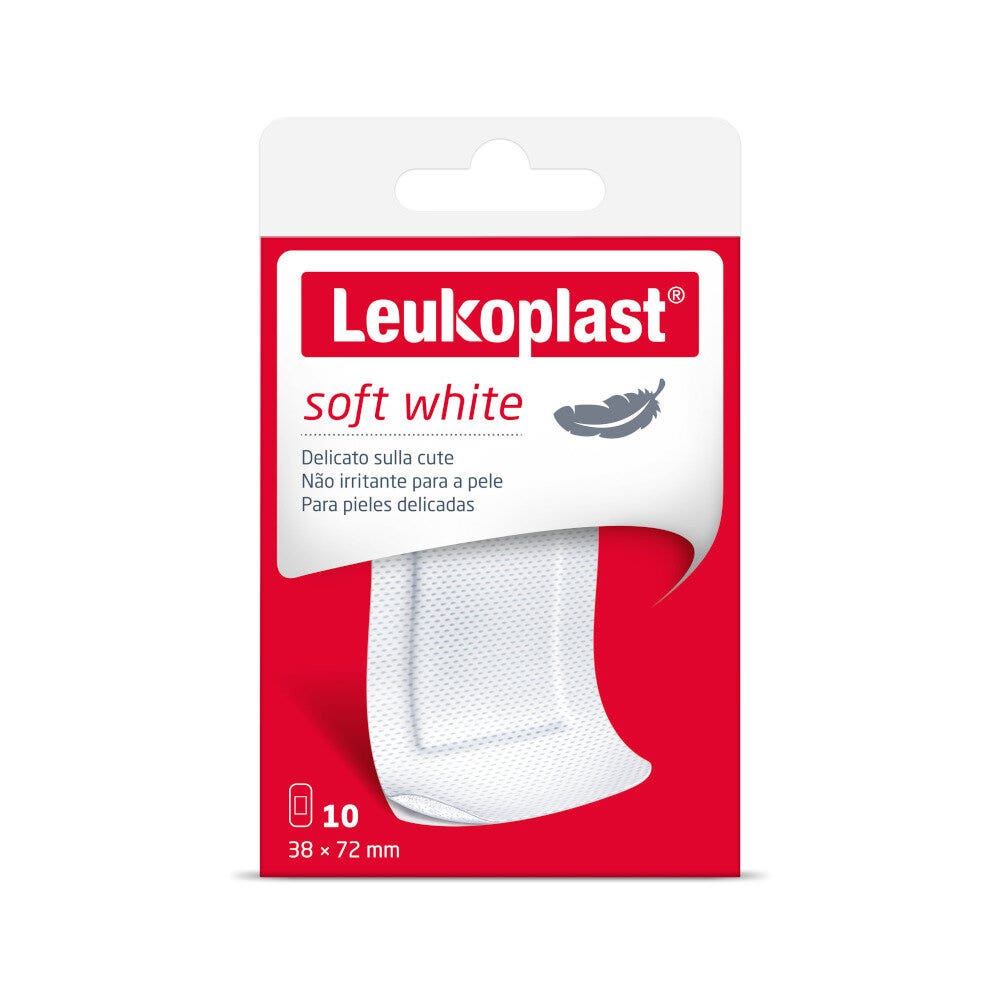 Leukoplast Soft White Parches 72mmx38mm 10 Piezas-6
