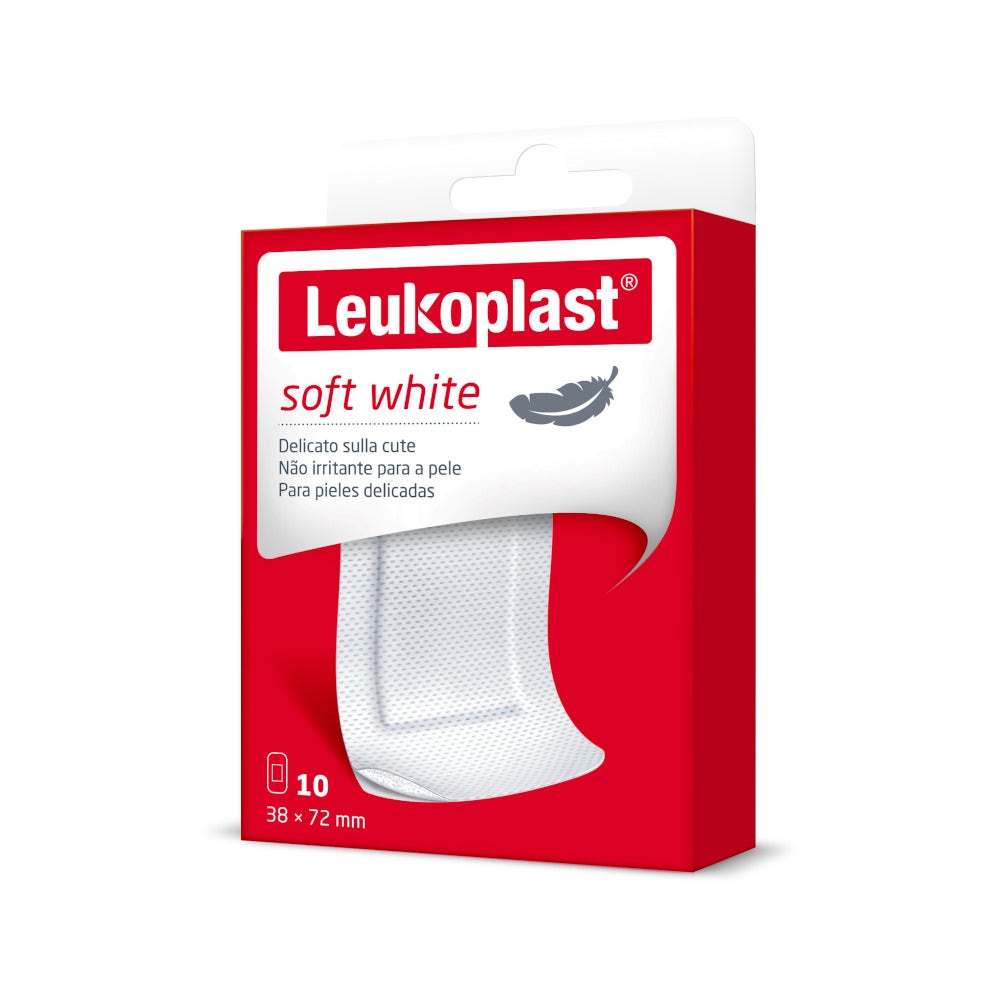Leukoplast Soft White Parches 72mmx38mm 10 Piezas-4