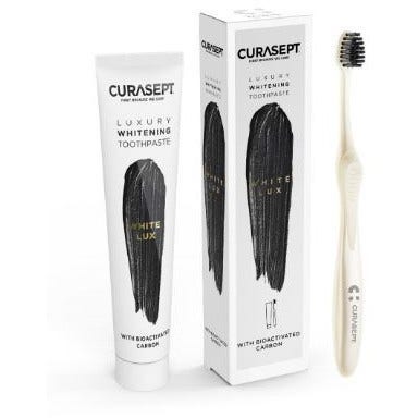Curasept White Luxury Dentífrico Blanqueador 75ml + Cepillo Dental-2