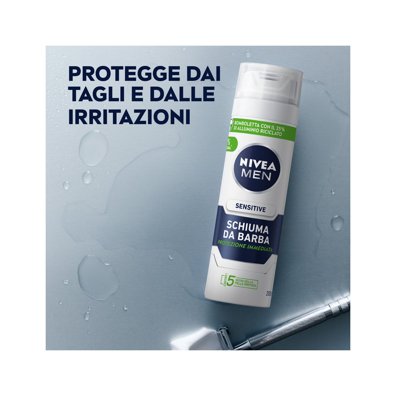 Nivea Men Sensitive Espuma 200ml-3