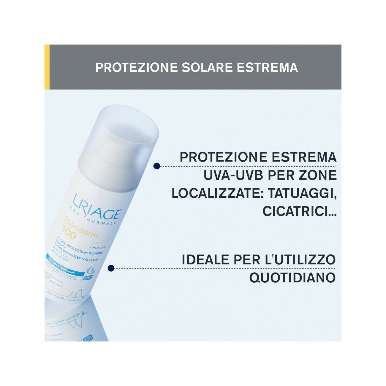 Uriage Bariesun Fluido Protector Extremo 100 SPF50+ 50ml-10