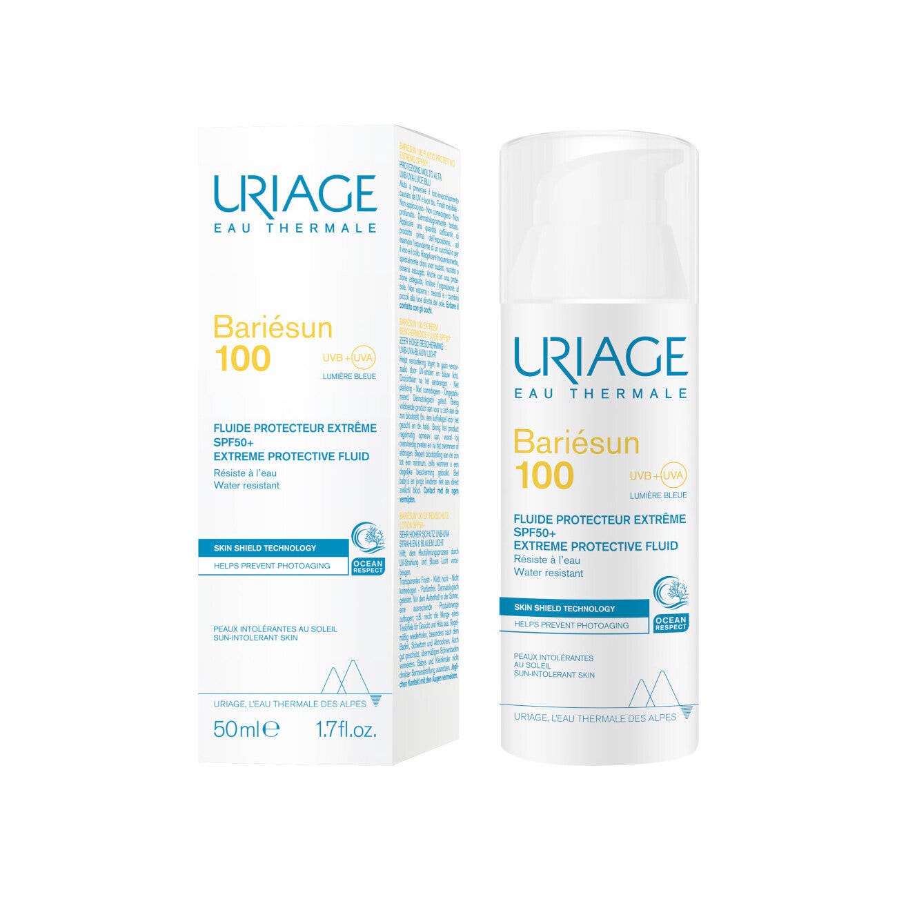 Uriage Bariesun Fluido Protector Extremo 100 SPF50+ 50ml-13