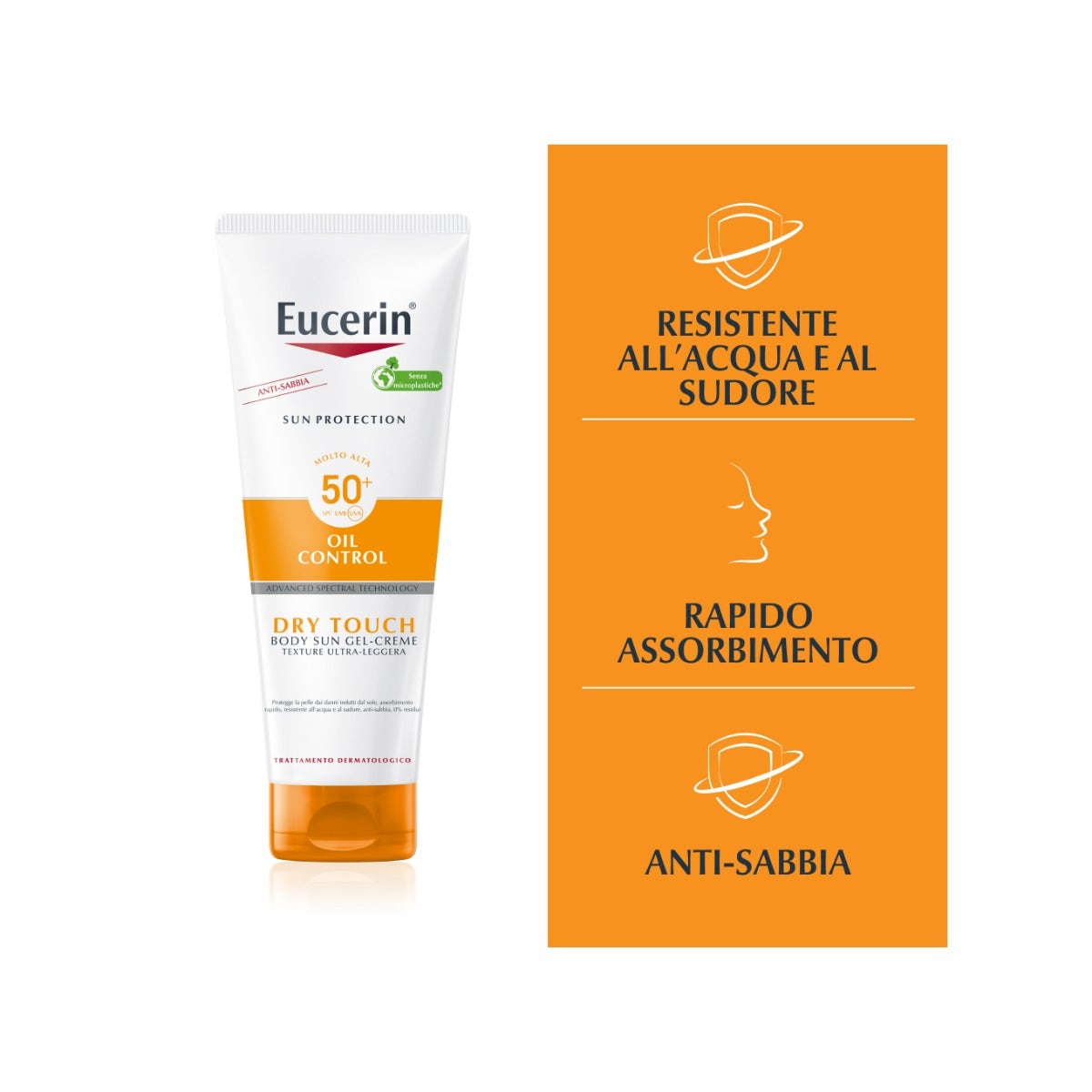 Eucerin Sensitive Protect Sun Oil Control Crema-Gel Tacto Seco 200ml SPF50+-9