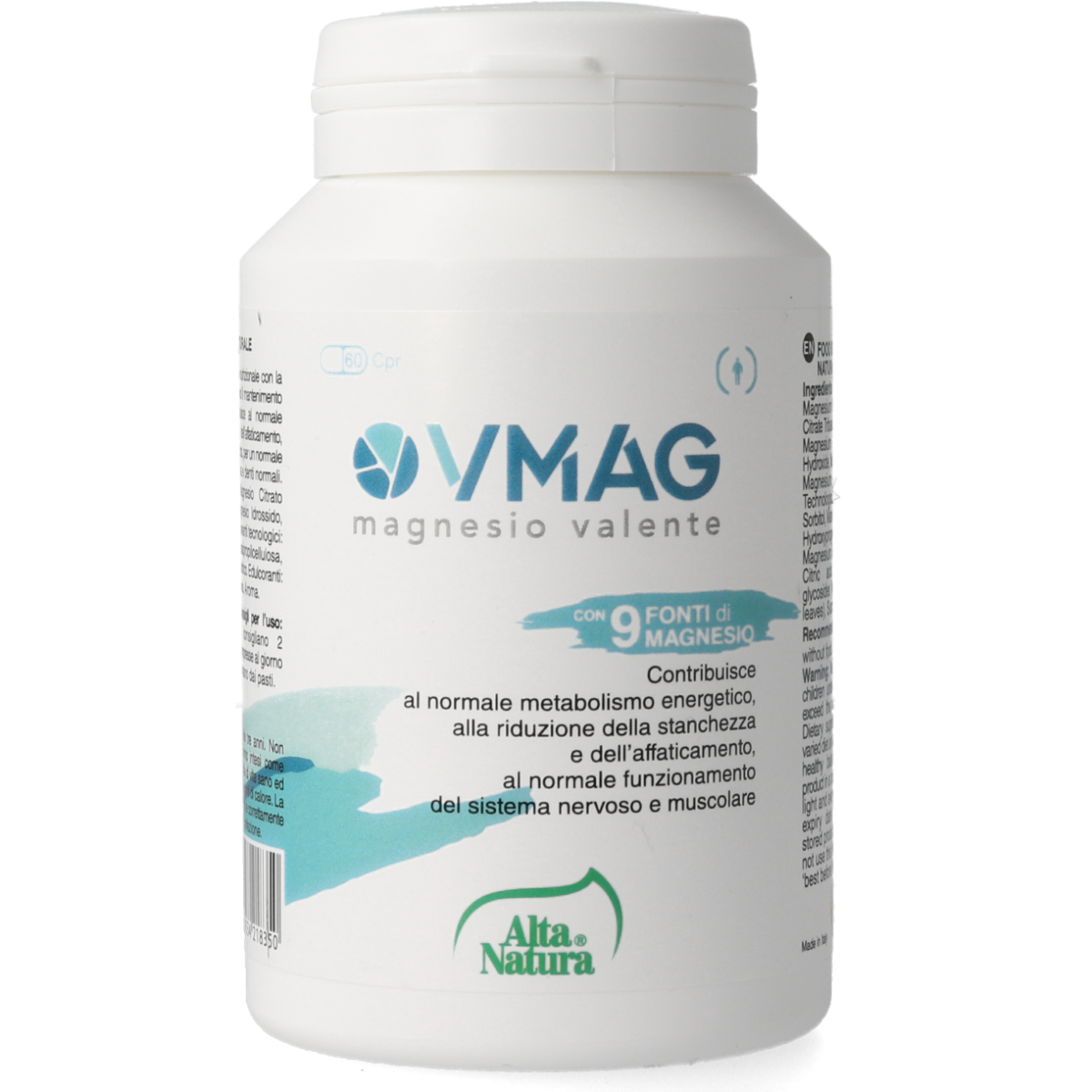 Vmag Magnesio Valente 60 Comprimidos-1