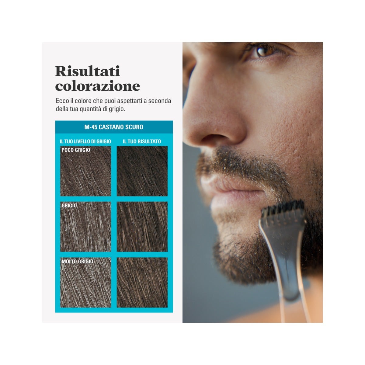 Just For Men Barba y Bigote M45 Marrón Oscuro 51g-16
