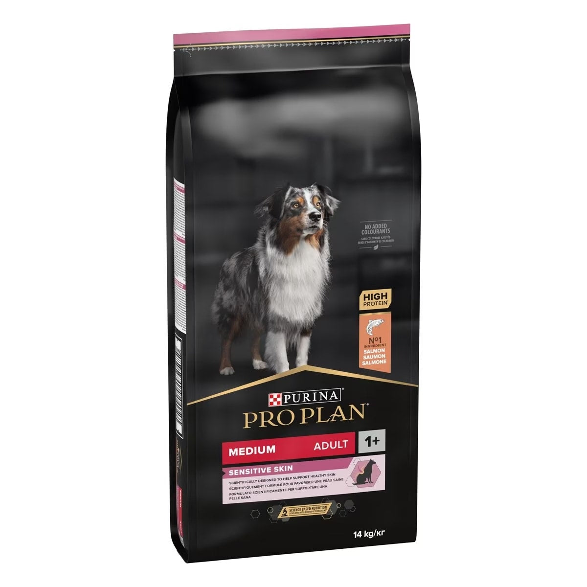 Purina Pro Plan Medium Adult Piel Sensible Pienso con Salmón para Perros Adultos de Tamaño Mediano Bolsa 14 kg-2