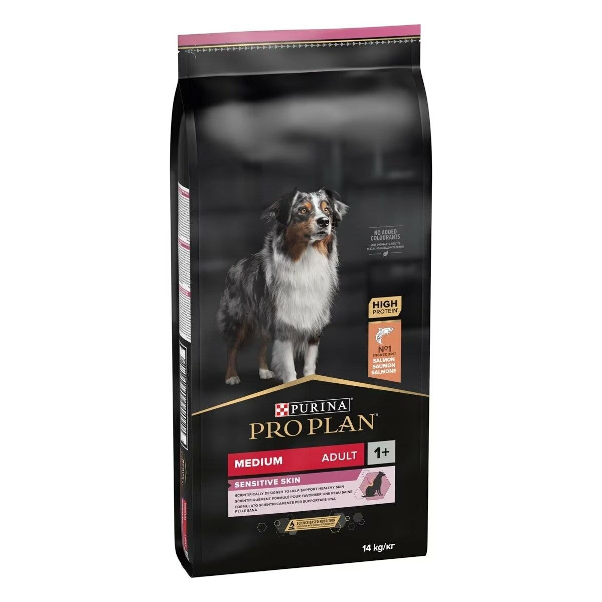 Purina Pro Plan Medium Adult Piel Sensible Pienso con Salmón para Perros Adultos de Tamaño Mediano Bolsa 14 kg-3