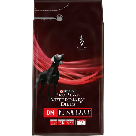 Purina Pro Plan Veterinary Diets Dry Dog DM Bolsa para el control de la diabetes 3kg-2