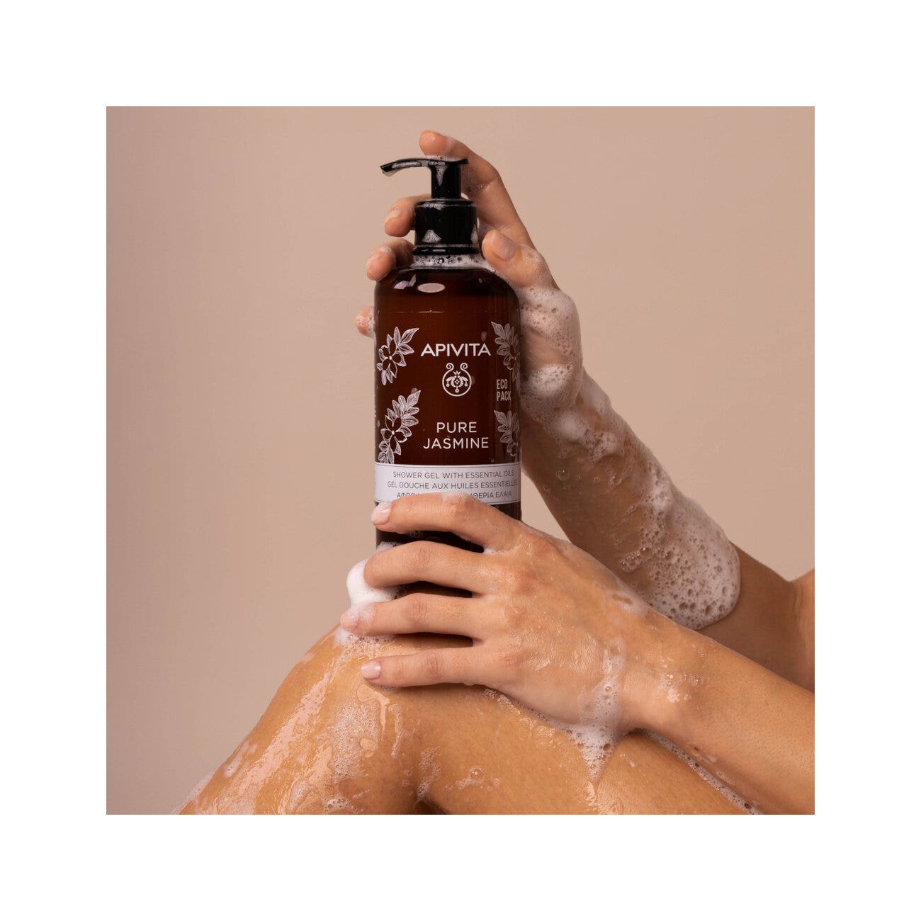 Apivita Gel de Ducha Hidratante Jazmín 500ml-6