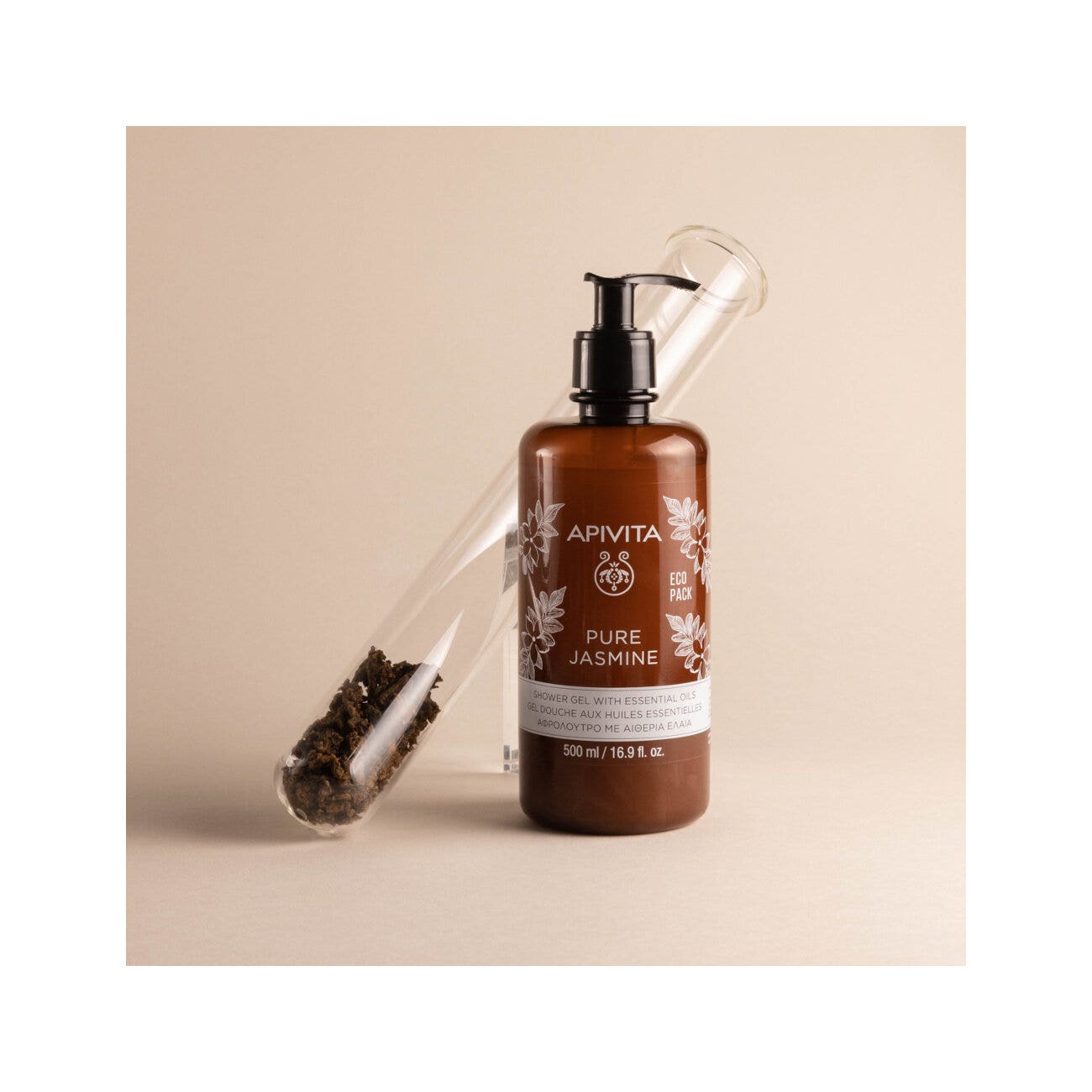 Apivita Gel de Ducha Hidratante Jazmín 500ml-8