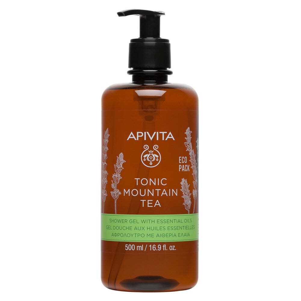 Apivita Gel de Ducha Té de Montaña Revitalizante 500ml-3