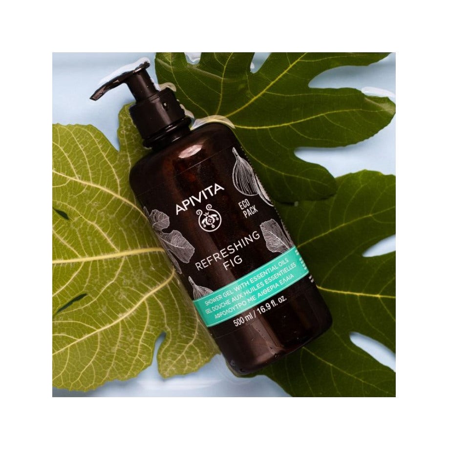 Apivita Gel de Ducha Refrescante Higo 500ml-3
