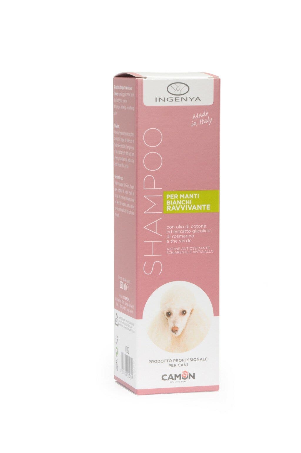 Camon Champú Reviviente Para Perros De Bata Blanca 250ml-2