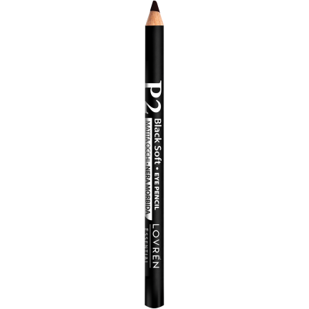 Lovren Essential Black Lápiz de ojos suave P2-1