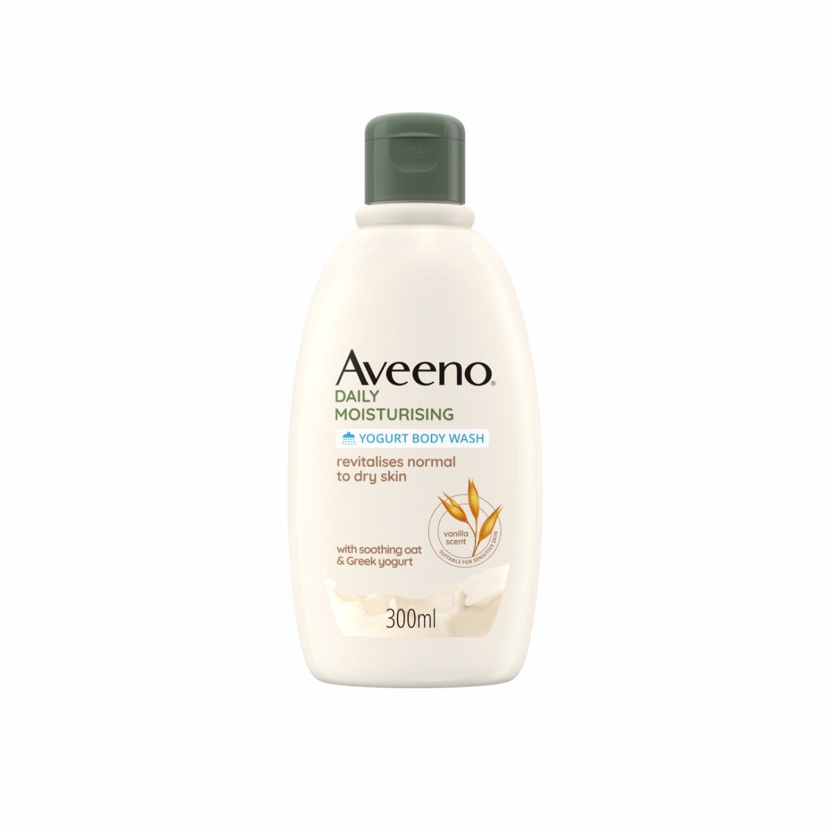 Aveeno Daily Moisturizing Vanilla & Oat Shower Gel 300ml-8