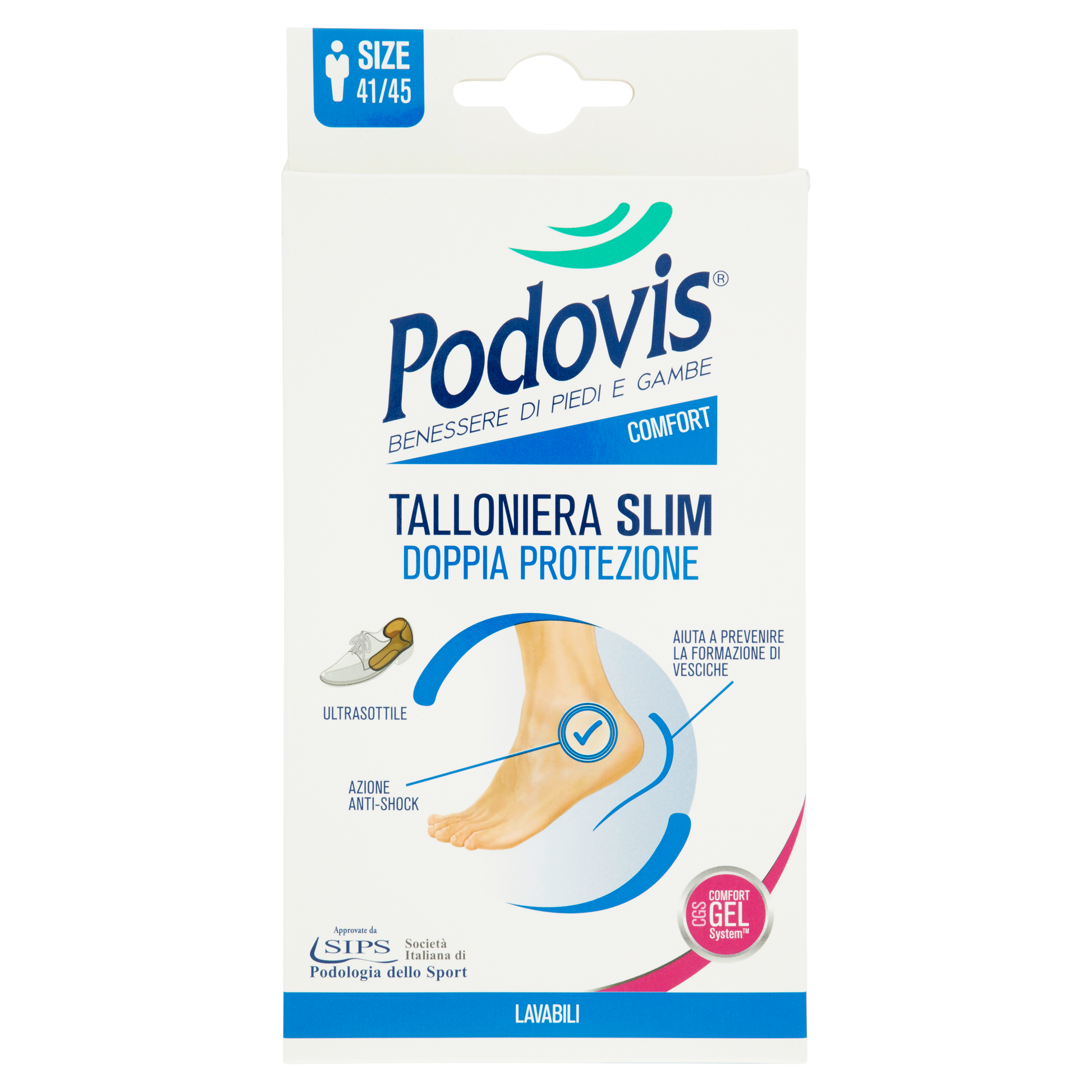 Tacón Podovis Slim Hombre 1 Par-3