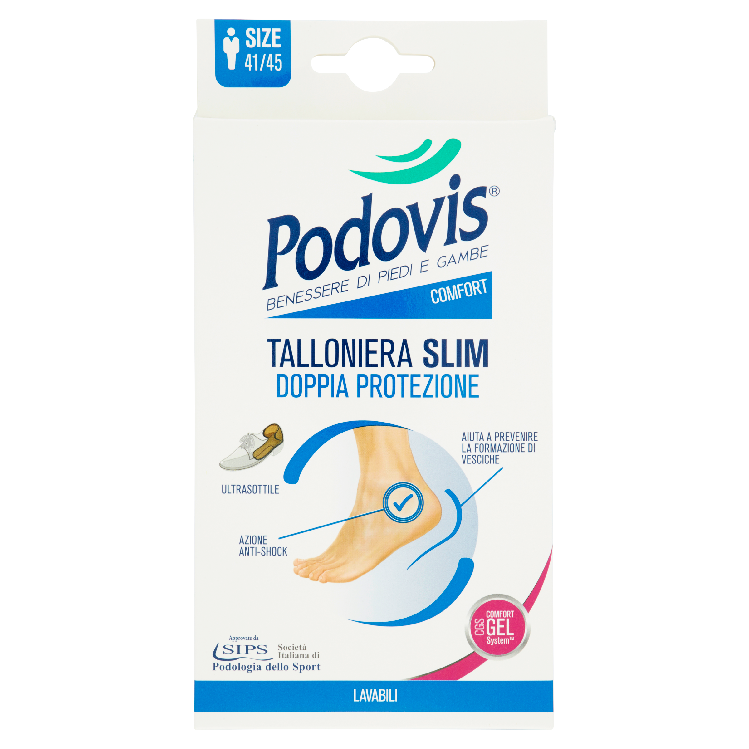 Tacón Podovis Slim Hombre 1 Par-3