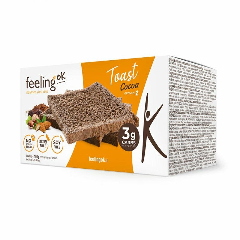 Tostadas Feeling Ok + Fibras de Cacao 160g-1