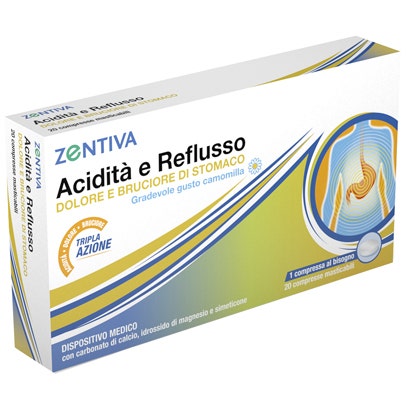 Zentiva Acidez Y Reflujo 20 Comprimidos Masticables-2