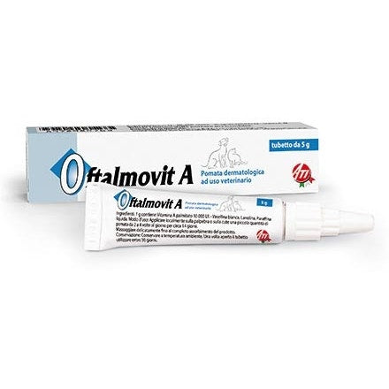 Oftalmovit A Pomada Dermatológica Perros/Gatos 5g-1