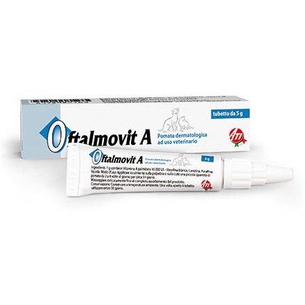 Oftalmovit A Pomada Dermatológica Perros/Gatos 5g-2