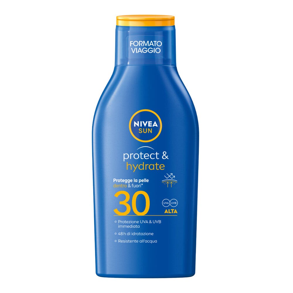 Nivea Sun Protect Leche Solar Hidratante Corporal Tamaño Viaje 100ml SPF30-4