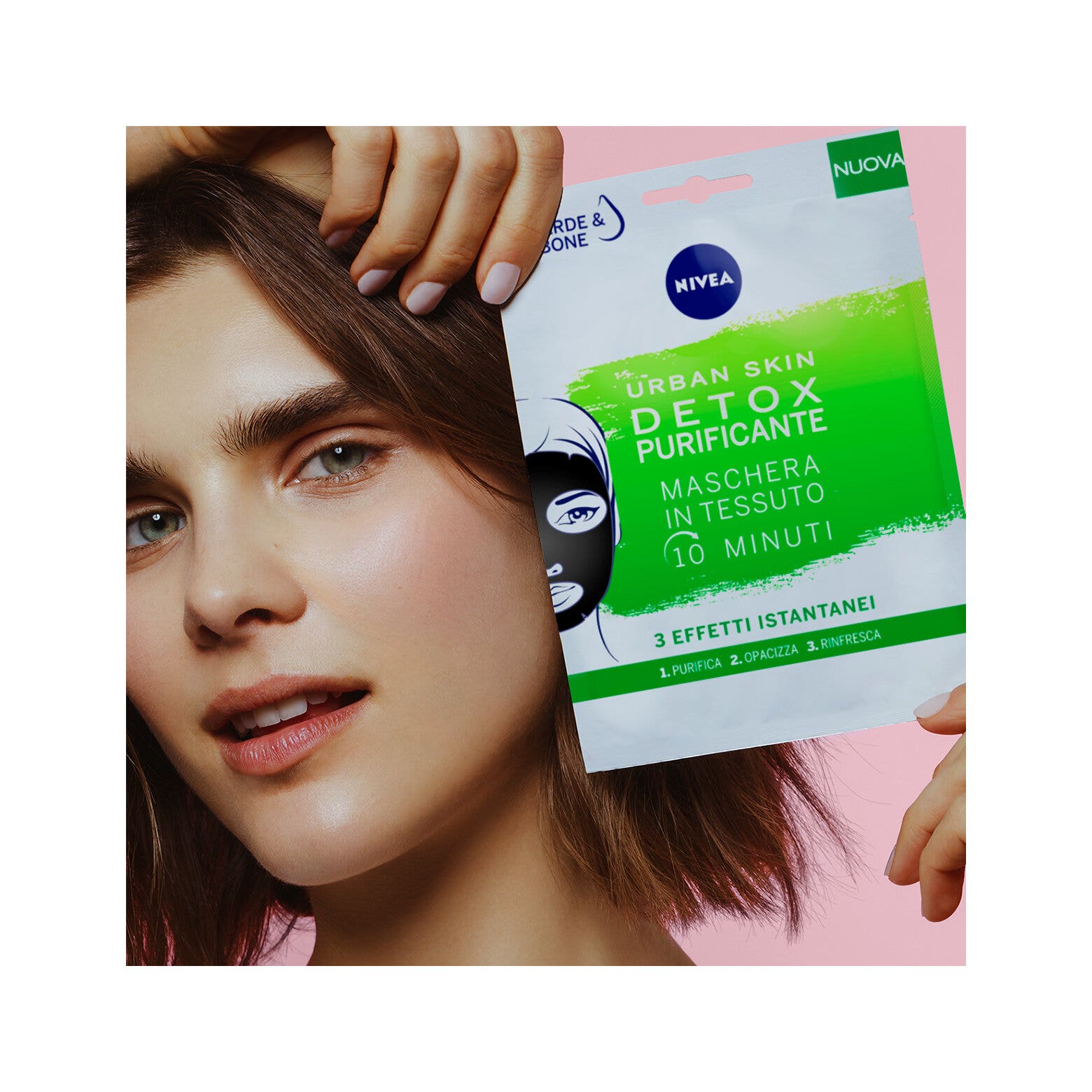 Nivea Urban Skin Detox Tejido Purificante 1 Pieza-4