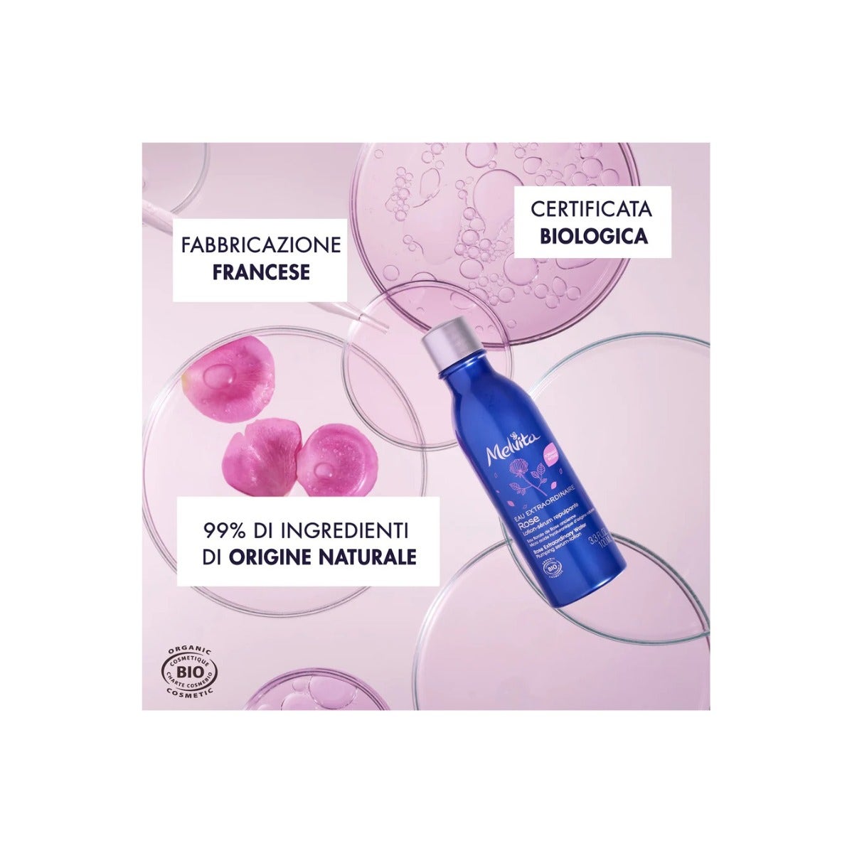 Melvita Acqua Straordinaria Di Rosa Intensa Bio 100ml-2