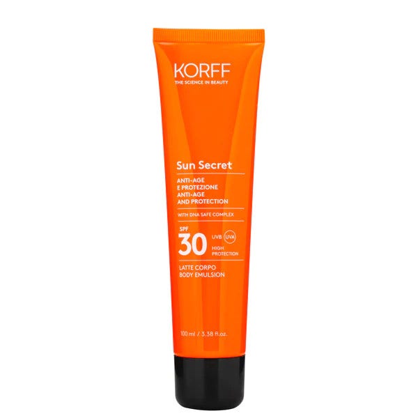 Korff Sun Secret Leche Solar Corporal Protectora/Antiedad 100ml SPF30-1
