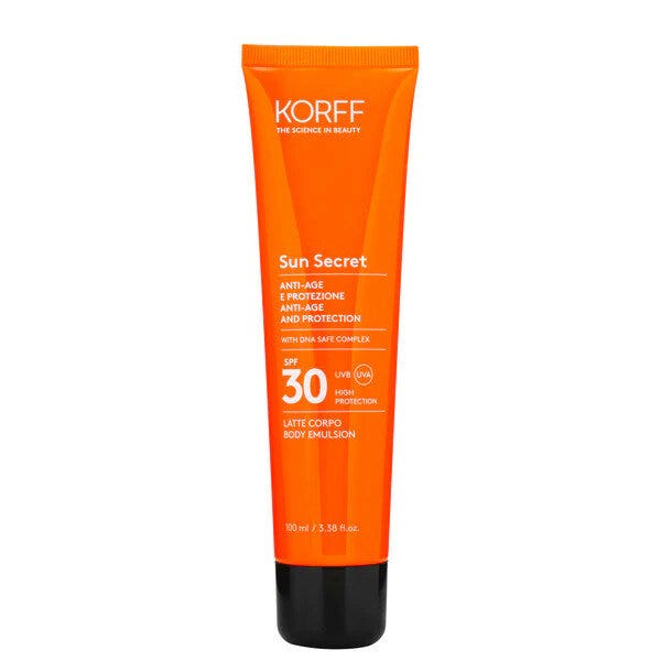 Korff Sun Secret Leche Solar Corporal Protectora/Antiedad 100ml SPF30-1