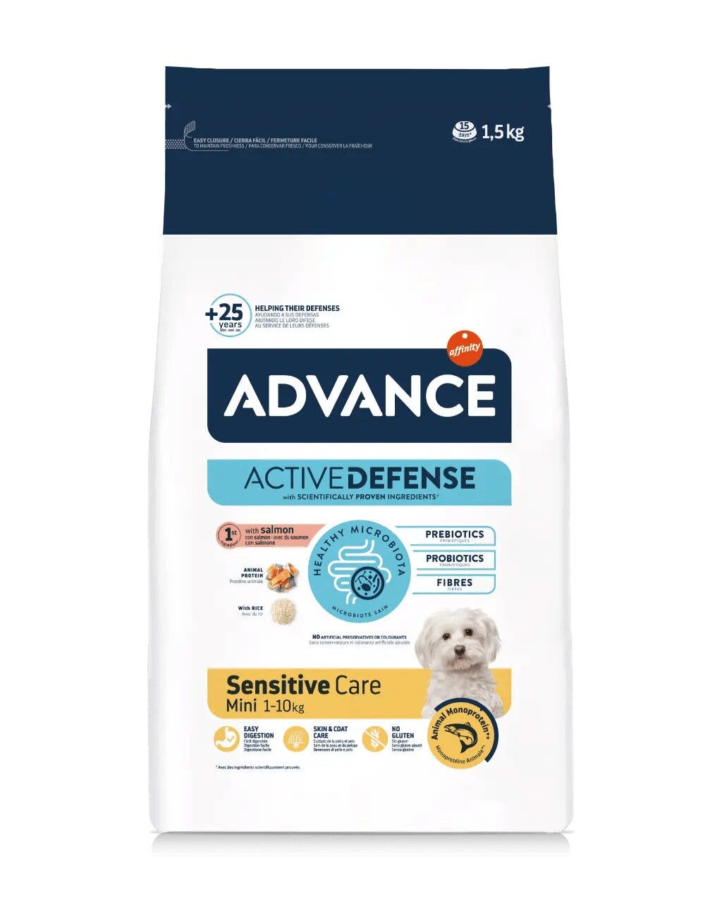Advance Affinity Sensitive Mini Alimento para Perros 1,5kg-1