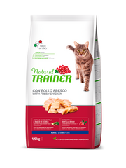 Entrenador Natural Croquetas De Pollo Fresco Para Gatos Adultos Bolsa 1,5kg-1